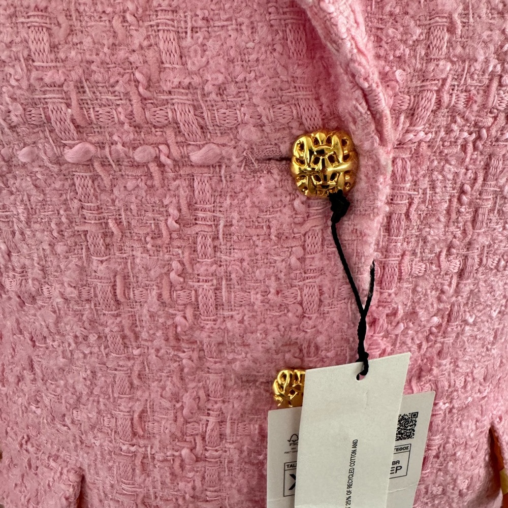 Tweed Pink blazer Zara - Picture 4 of 9